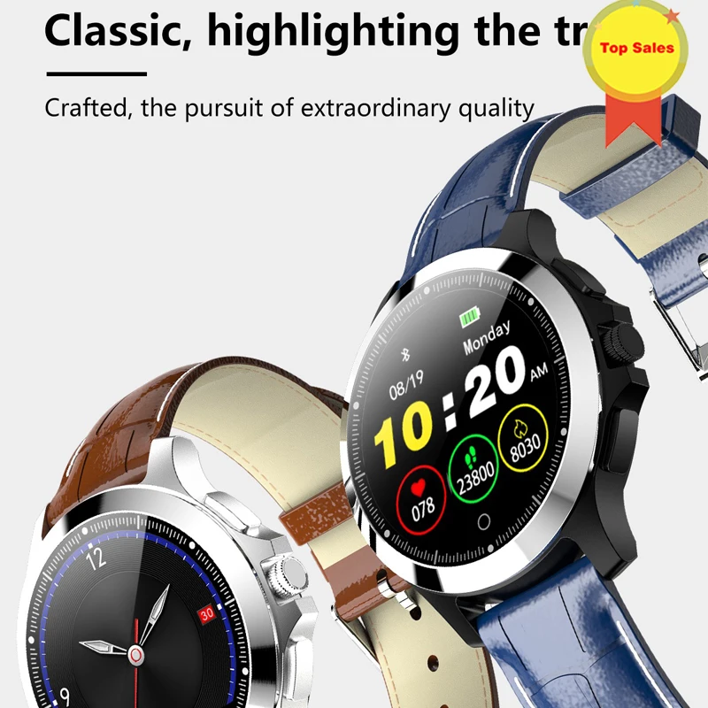 new PPG ECG smart watch with electrocardiograph