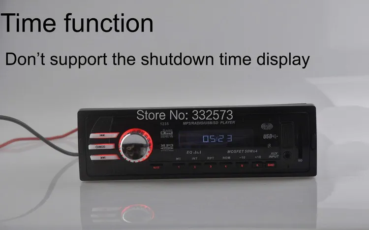 12 в автомобильный стерео радио MP3 стерео автомобильный аудио плеер 1 Din размер в-тире fm-радио USB/SD/MMC/AUX-In пульт дистанционного управления 5 в зарядное устройство
