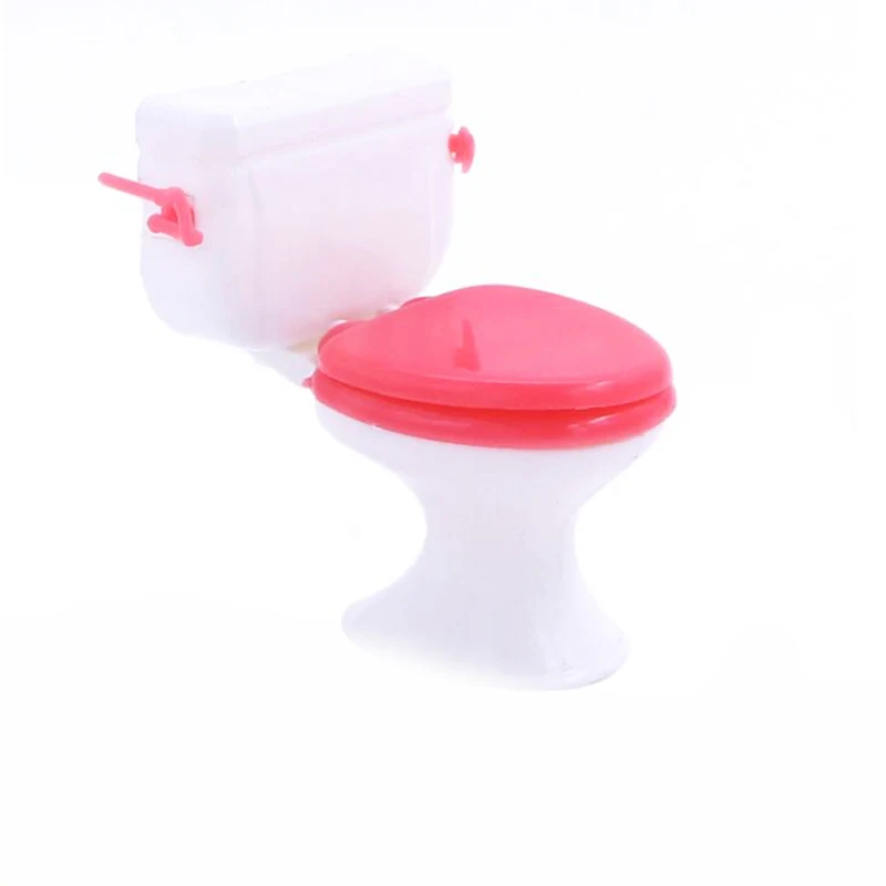 1 Pc Creative Lovely Colorful Plastic Small Toilet Educational Pretend