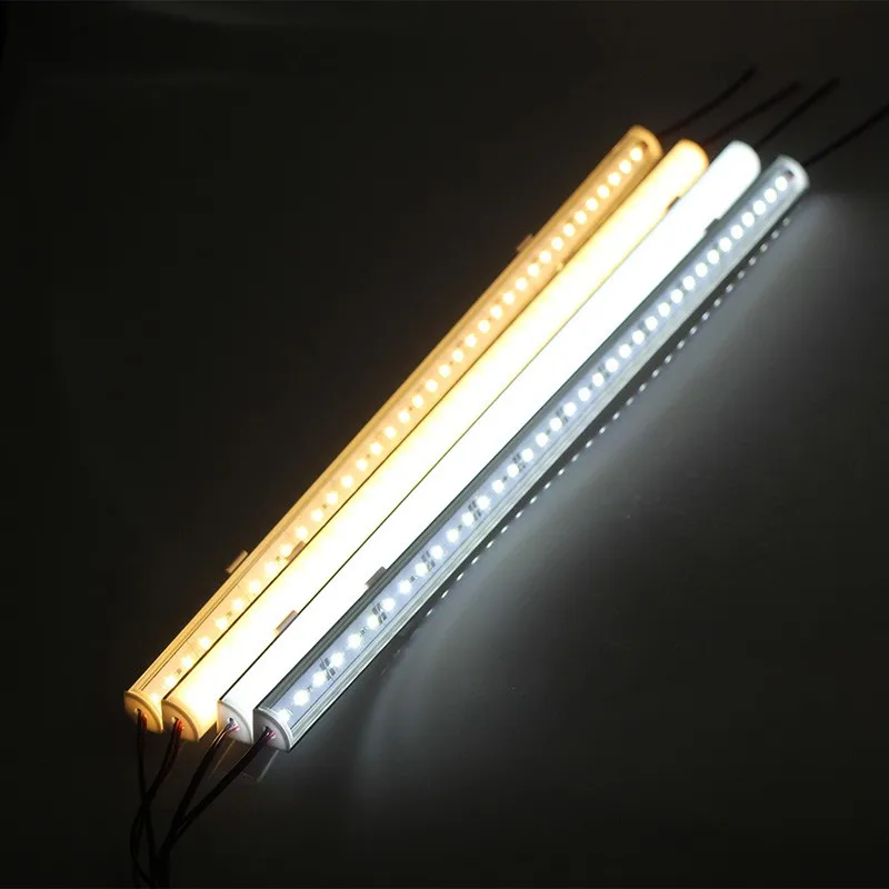 5 шт.* 50 см V алюминиевый профиль DC12V настенный угловой СВЕТОДИОДНЫЙ светильник 5730 36 светодиодный V образный Угловой светодиодный жесткий линейный светильник лампа для шкафа