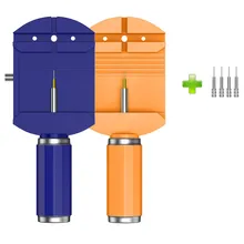 Инструменты для часов Профессиональный ремешок для часов браслет для удаления звеньев отрегулировать ремонт инструмент+ 4 запасных булавки часовой механизм