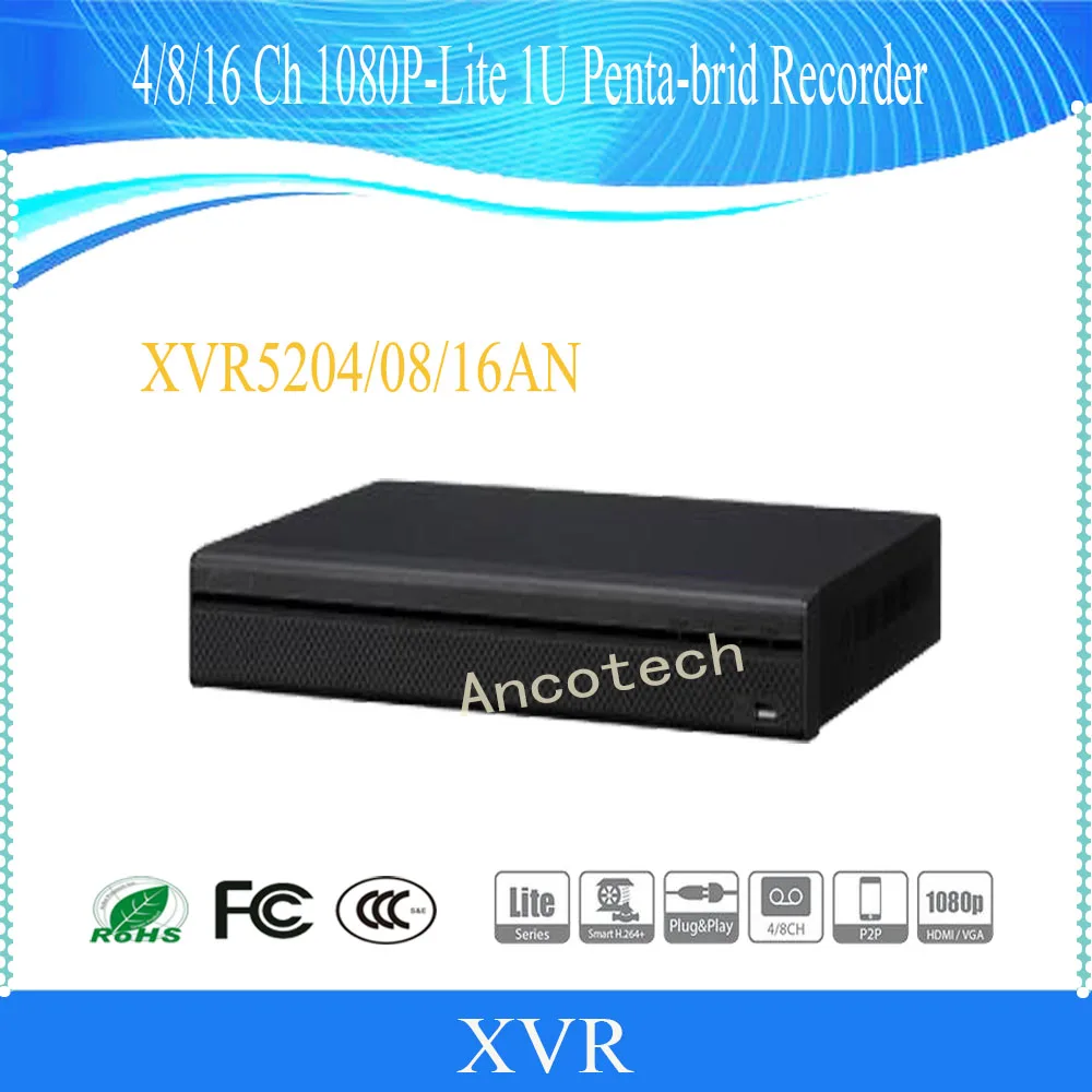

DAHUA 2017 NEW Product 4/8/16 Channel Penta-brid 1080P 1U Digital Video Recorder Without Logo XVR5204AN/XVR5208AN/XVR5216AN