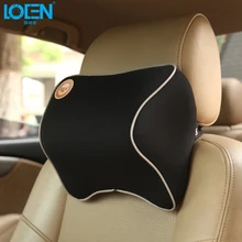 1 PCS Car Pillow Space Memory Foam Fabric Neck Headrest Car Covers Vehicular Pillow Car Seat