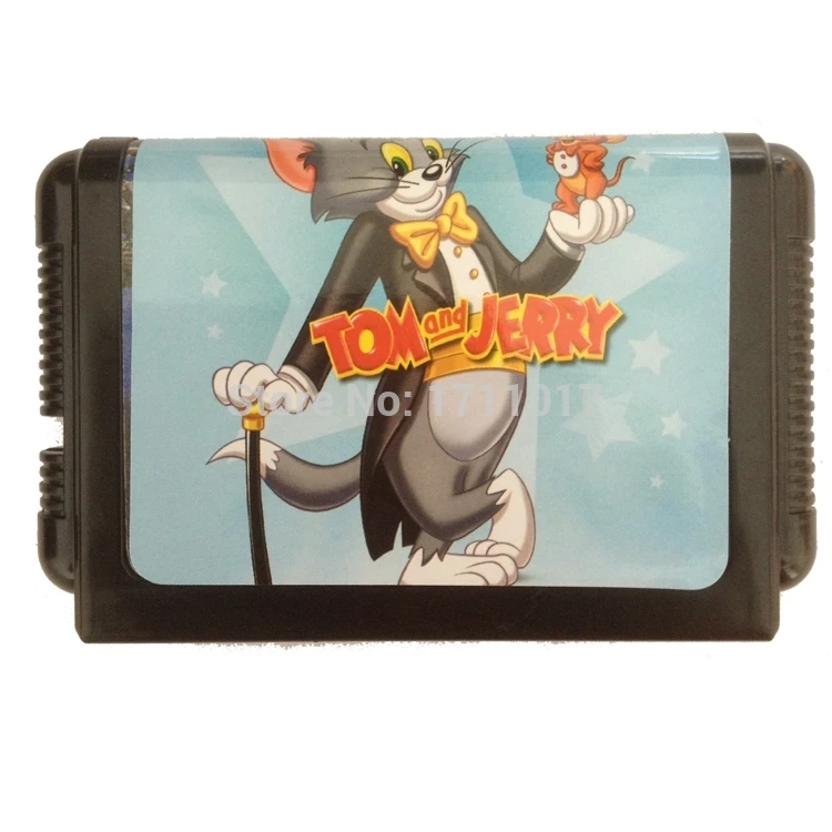 

Tom And Jerry Frantic Antics 16 bit MD Game Card For Sega Mega Drive For Genesis