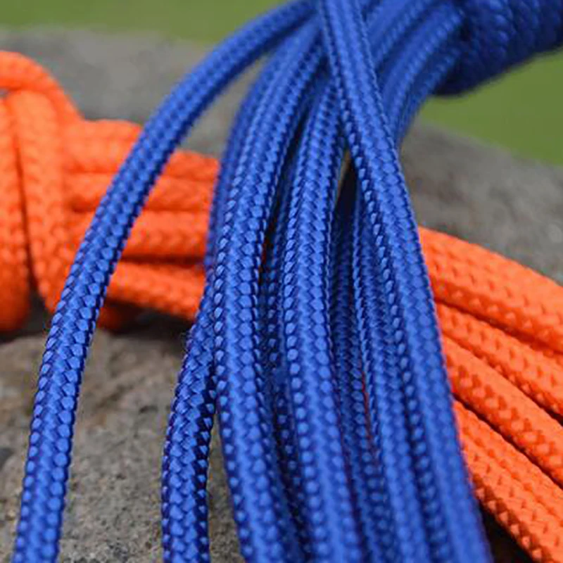 

1m/pcs Hot 2colors Xinda 6mm Paracord Auxiliary Rope Survival Parachute Cord Lanyard Rope Durable Paracord Outdoor Climbing Cord