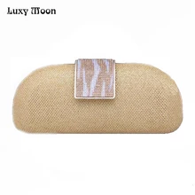 2016 Abendtasche Gold Silber Kupplung Taschen Kristall Tageskupplung Rot Party Handtasche Bankett Taschen hochzeit Frauen Taschen Handtasche ZD481