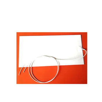 

48v 50w 180*400*1.5mm Food Grade Silicone Rubber Heater adhesive 1 side 1000mm lead out from middle of 180mm side