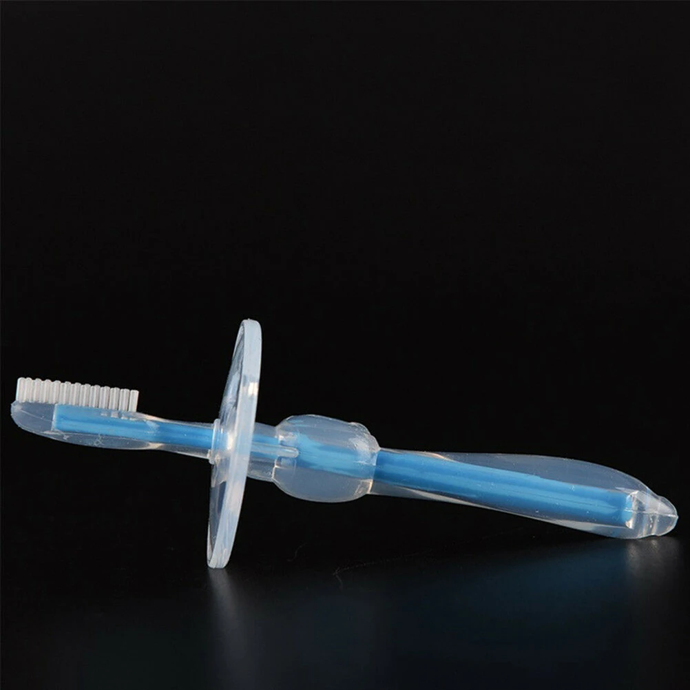 Мягкие силиконовые детские учебная зубная щетка детский Прорезыватель Детские для ухода за зубами зубная щетка инструмент Детские Детская зубная щетка детские товары