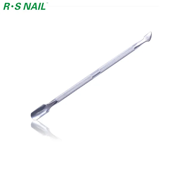 

RS NAIL 1Pcs Cuticle Pusher Spoon Stainless Steel Dead Skin Remover Manicure Pedicure Nail Art Tool