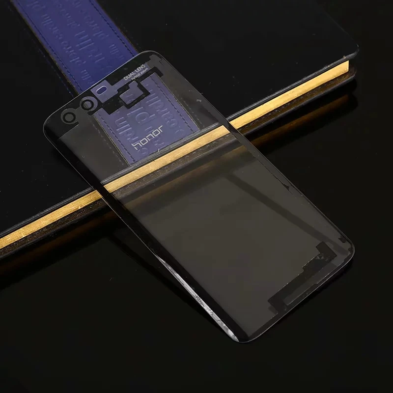 Корпус для Huawei Honor 9 Honor9 Батарейная дверь настоящая задняя крышка Стекло запасные части - Цвет: Прозрачный