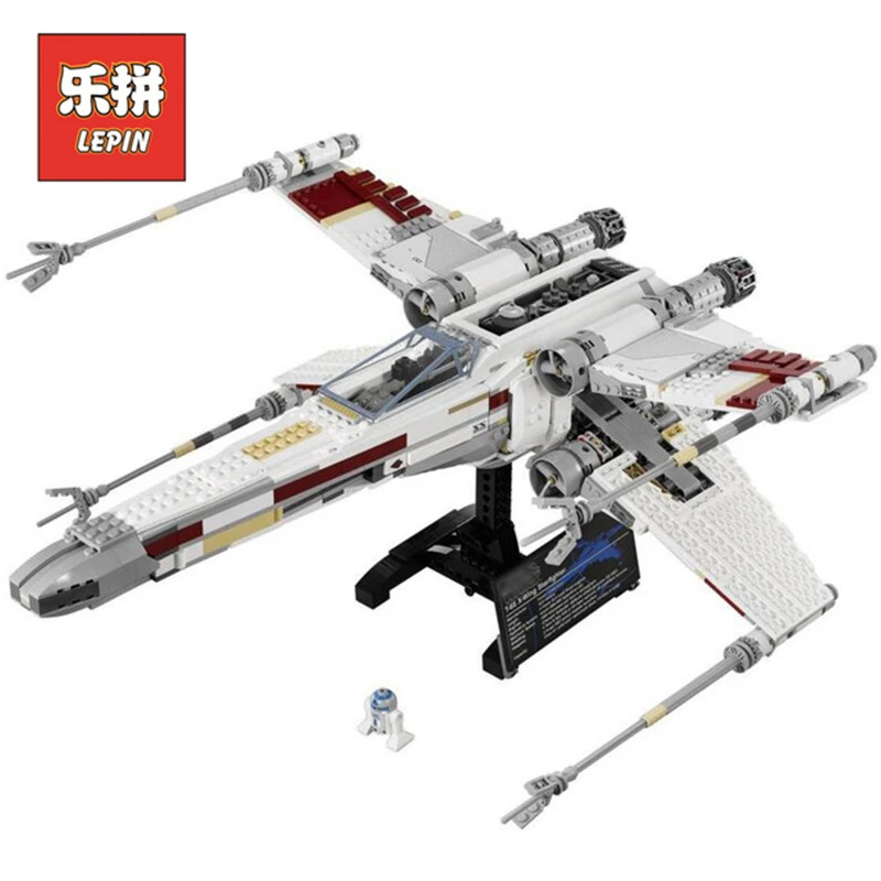 

Lepin Starwars Series 05039 The X UCS wing Red Five Star Toys fighter Set Building Blocks Bricks Children 10240 with legoinglys