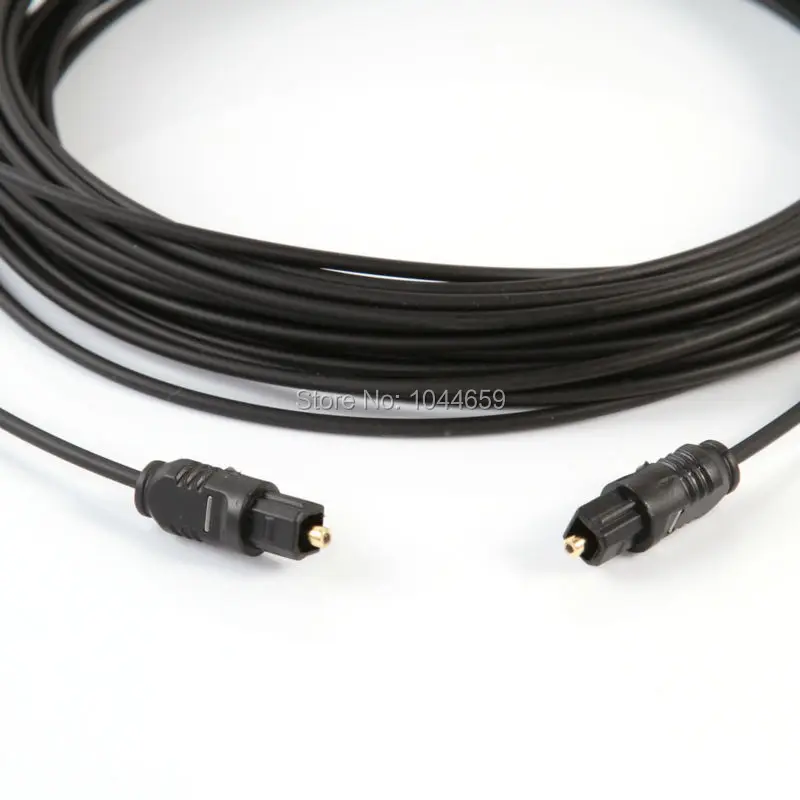 Позолоченный Цифровой оптический аудио кабель Toslink OD2.2 волоконный SPDIF для DV/PC/PS3