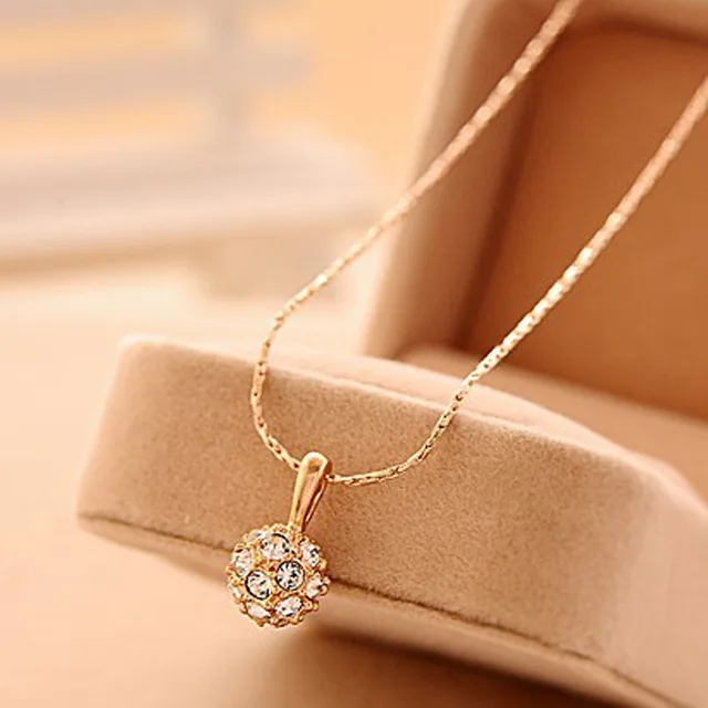 Small 2024 ball necklace