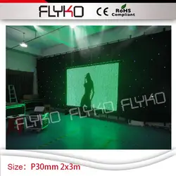 2 м * 3 м свадьба фон для ночного клуба Disco DJ оборудование p3cm светодиодный экран видеоэкран