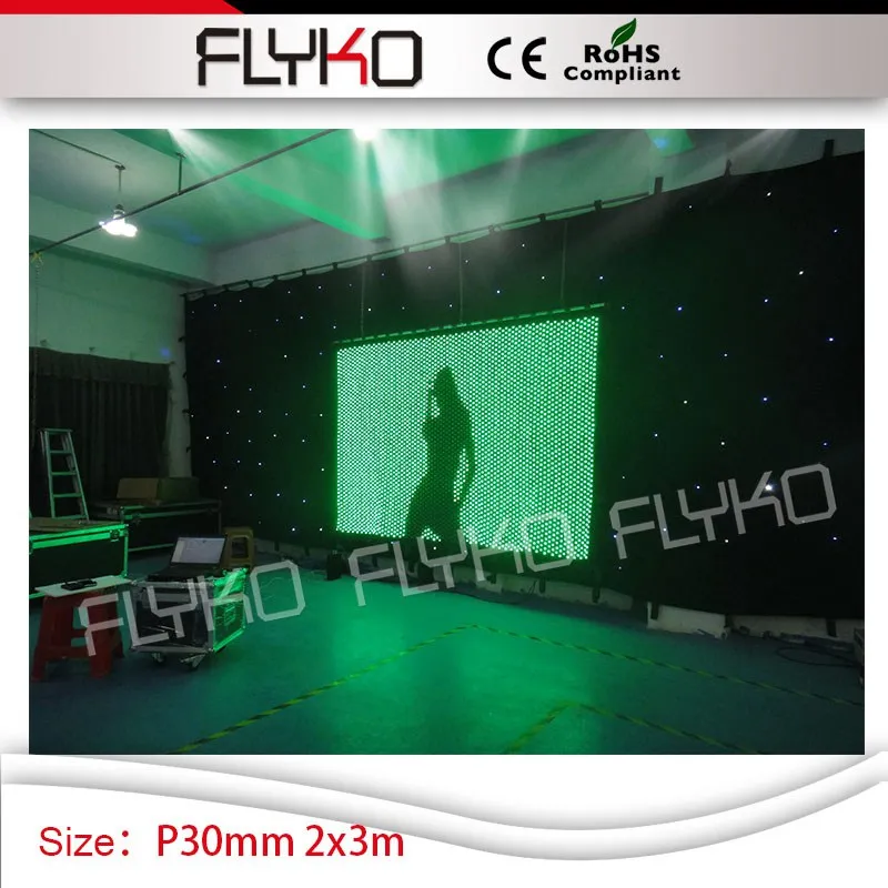 2 м * 3 Свадебный фон для ночного клуба диско dj оборудование P3cm светодиодный экран