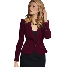 2016 Autumn Brand Blazer font b Women b font Casual Suit font b Women b font