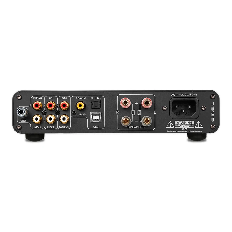  SMSL A6 HIFI amplificador Digital multifuncional DSD con DAC ICEPOWER 50AS * 2 SE módulo CM6632A + 