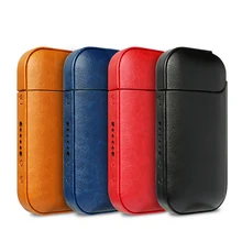 Модный черный, красный, серебристый PU чехол для IQOS 2,4 Plus II III электронная сигарета для IQOS полный защитный чехол