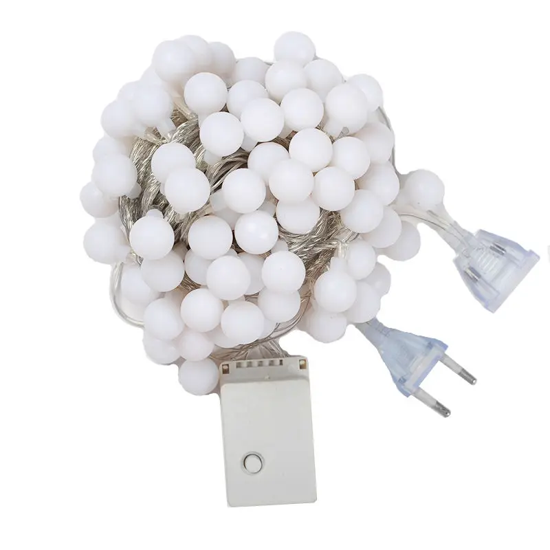 10M 100 LED Globe String Lights Warm White/White Ball Fairy Light for Party Christmas Wedding New Year Indoor&outdoor Decoration 10M 100 LED Globe String Lights Warm White/White Ball Fairy Light for Party Christmas Wedding New Year Indoor&outdoor Decoration
