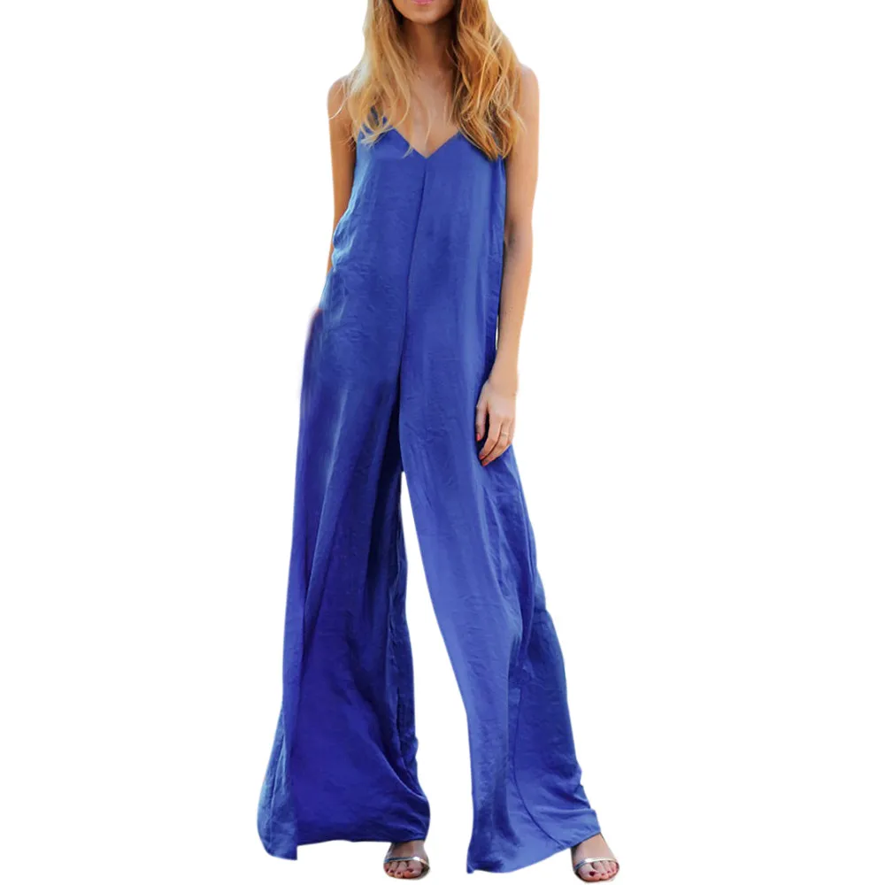 

Free Ostrich Sexy Bandage Jumpsuit 2019 Women Rayon Spandex New Arrival Red V Plunge Bodycon Jumpsuit Romper Sleeveless D2335