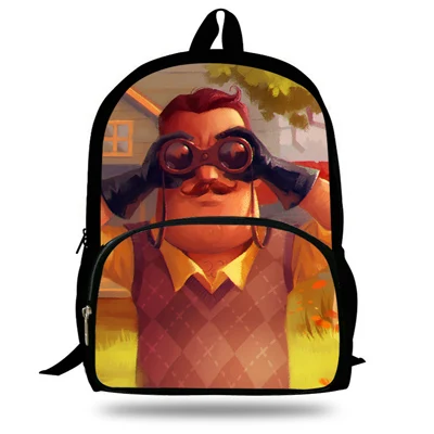 16-дюймовый Mochila Infantil игра Рюкзак Hello сосед сумка для Детский подарок мягкие рюкзаки для мужчин Для женщин сумки с узором для подростков - Цвет: ZA3173