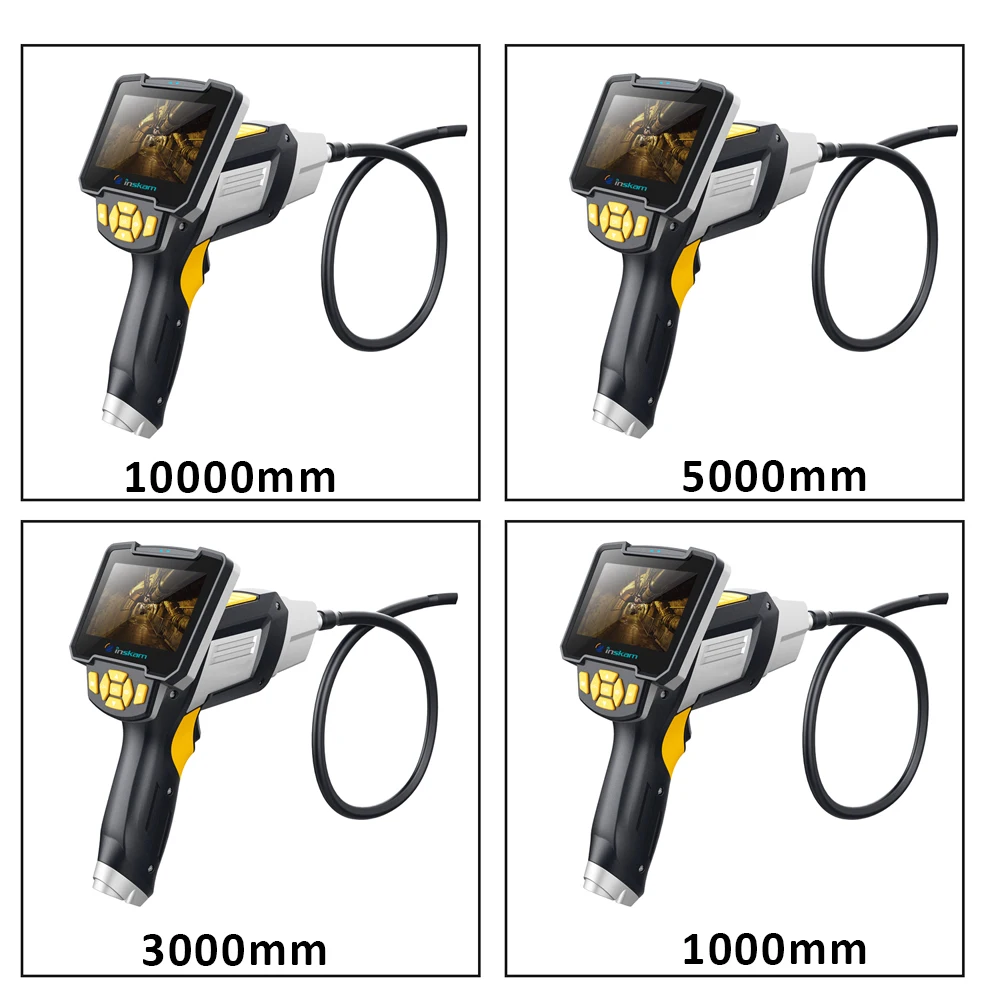 4.3 Inch Display Screen 1m 5m 10m Handheld Endoscope Home and Industrial Endoscopes with 6 LEDs