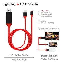 Применимо Apple X мобильный телефон TYPE-C Plug and Play с тем же экраном линии видео кабель HDMI кабель-переходник для телевизора