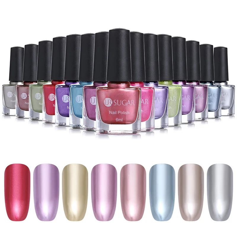 

UR SUGAR Colorful Pink Silver Gold Mirror Metallic Nail Polish Metallic Nail Lacquer Mirror Effect Gorgeous Metal Nail Varnish