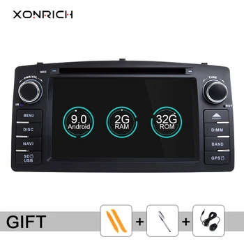 

Xonrich 2Din Android 9.0 Car Multimedia Player For Toyota Corolla E120 BYD F3 Stereo GPS DVD AutoRadio Head Unit Navigation Wifi