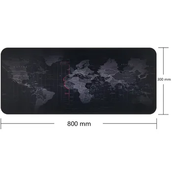 

Large Gaming Mouse Map Pad With Nonslip Base Extended XXL Size, Comfy, Waterproof & Foldable Mat For Desktop, Laptop, Keyboard