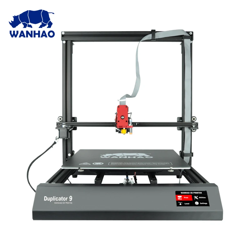 3dprinter Wanhao brand D9 500 largest print size 500*500*500mm automatic 3D Printer machine with Auto Leveling Desktop 3D Printer machine 3d print model