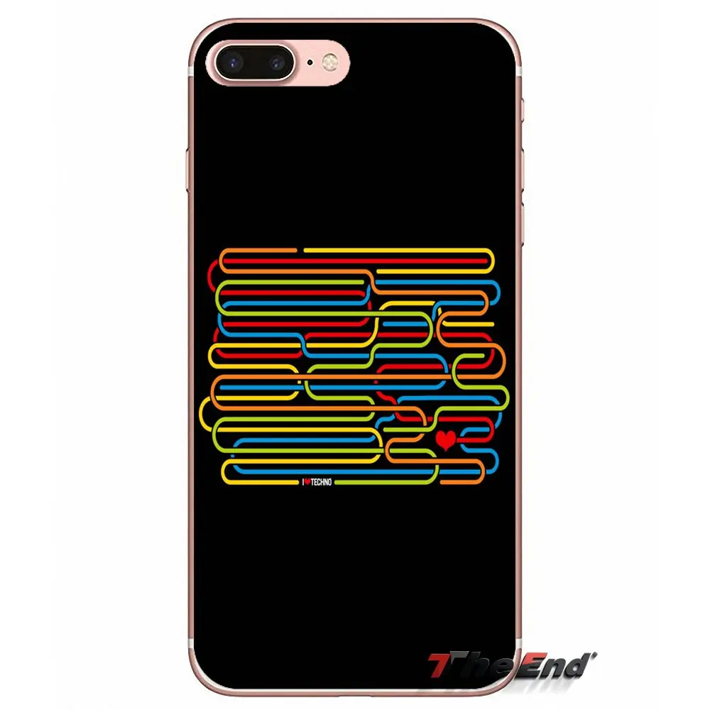 Чехол из ТПУ для Huawei G7 G8 Ascend P7 P8 P9 Lite Honor 4C 5X 5C 6X Mate 7 8 9 Y3 Y5 Y6 II Pro I Love Techno technology Music|tpu
