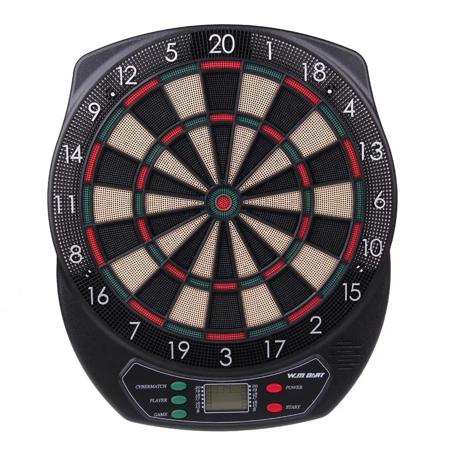 18'' Professional Electronic Dartboard Target Dart Game Set With 6 Soft