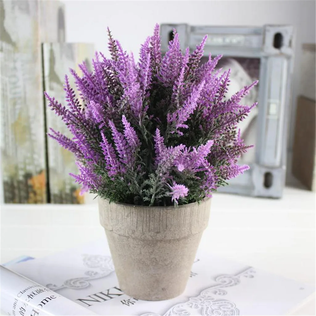 Artificial Flowers Simulation Potted Plants Green Creative Home Decorations Ornaments Fleur Artificielle Fake Flowers