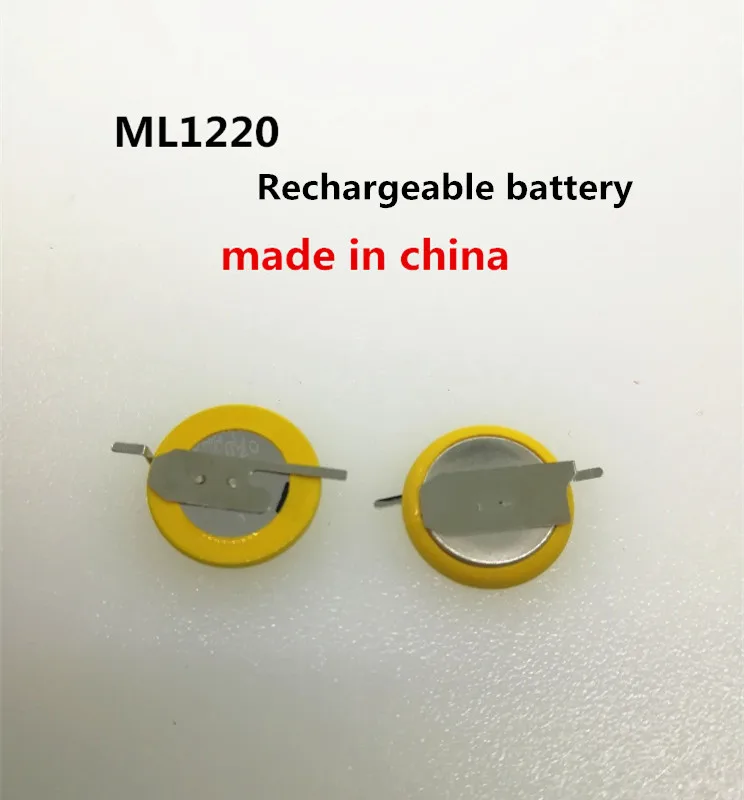 HOT NEW ML1220 1220 3V18MAH 3V 18mah Buttons for rechargeable lithium batteries SMD feet leg foot | Электроника