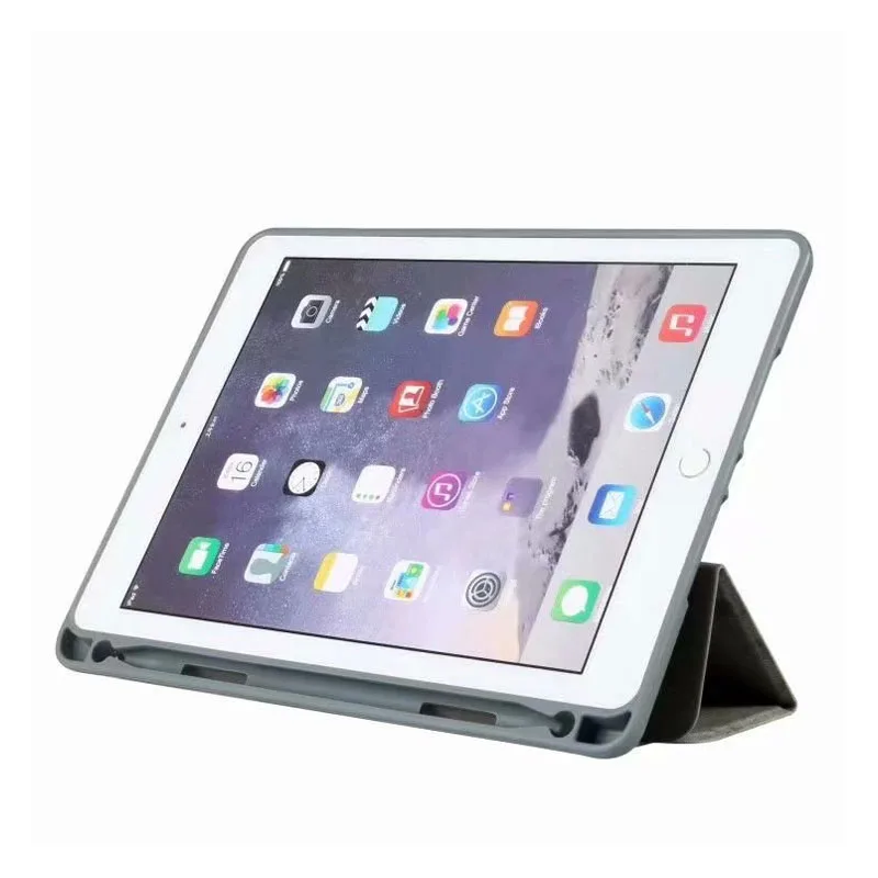 For ipad 10.5inch Case Ultra Slim PU leather Cover PC Back Case Floding Folio Case Tablet Stand