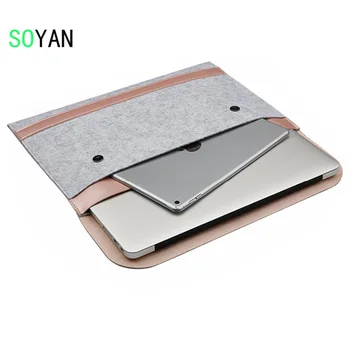 

Promotional water proof handmade felt laptop bag for macbook pro laptop case 15" i7