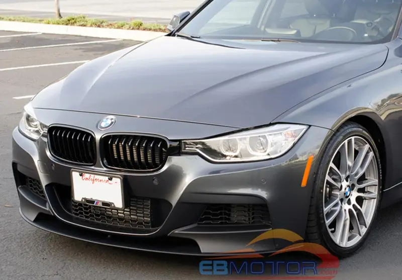 CARBON FRONT BUMPER LIP SPOILER BMW F30 3 SERIES SALOON M TEC SPORT BUMPER ONLY