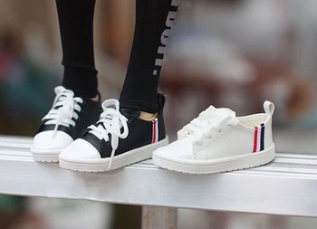 

BJD doll shoes Canvas shoes for 1/3 1/4 BJD SD SD13 SD17 MSD MDD Uncle SSDF DOLLSHE doll white black Sport Casual shoes