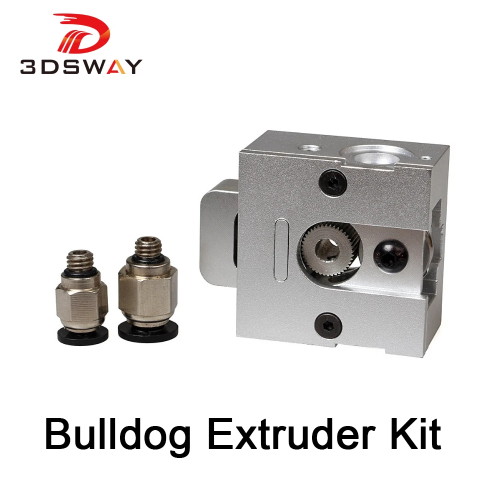 

3DSWAY 3D Printer Extruder Kit Aluminium Alloy Extruder 3D J-head MK8 Bulldog Universal Extruder Kit Drive Gear Coupler