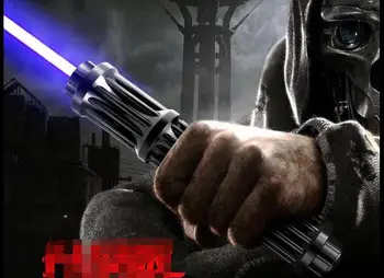 

Super Powerful Blue Laser Pointer 200w 200000m 450nm LAZER Flashlight Burning Match Dry Wood/Black/Burn Cigarette+5 Cap+Box