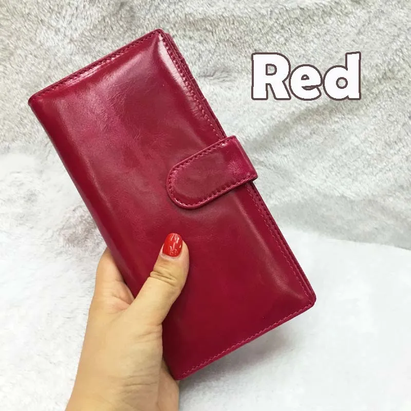 Classic Women Wallet Genuine Leather Long Purse with Card holders Coin Pocket & Zipper Pouch Classic Women Wallet Genuine Leather Long Purse with Card holders Coin Pocket & Zipper Pouch