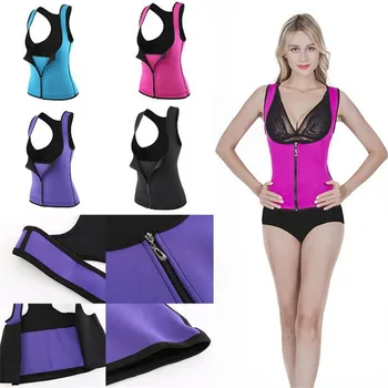 

Inadice Neoprene Corset Belt Female Zipper Cummerbunds Solid Elastic Belt Fashion Slimming Belt Clothing Women Top Wide Belt