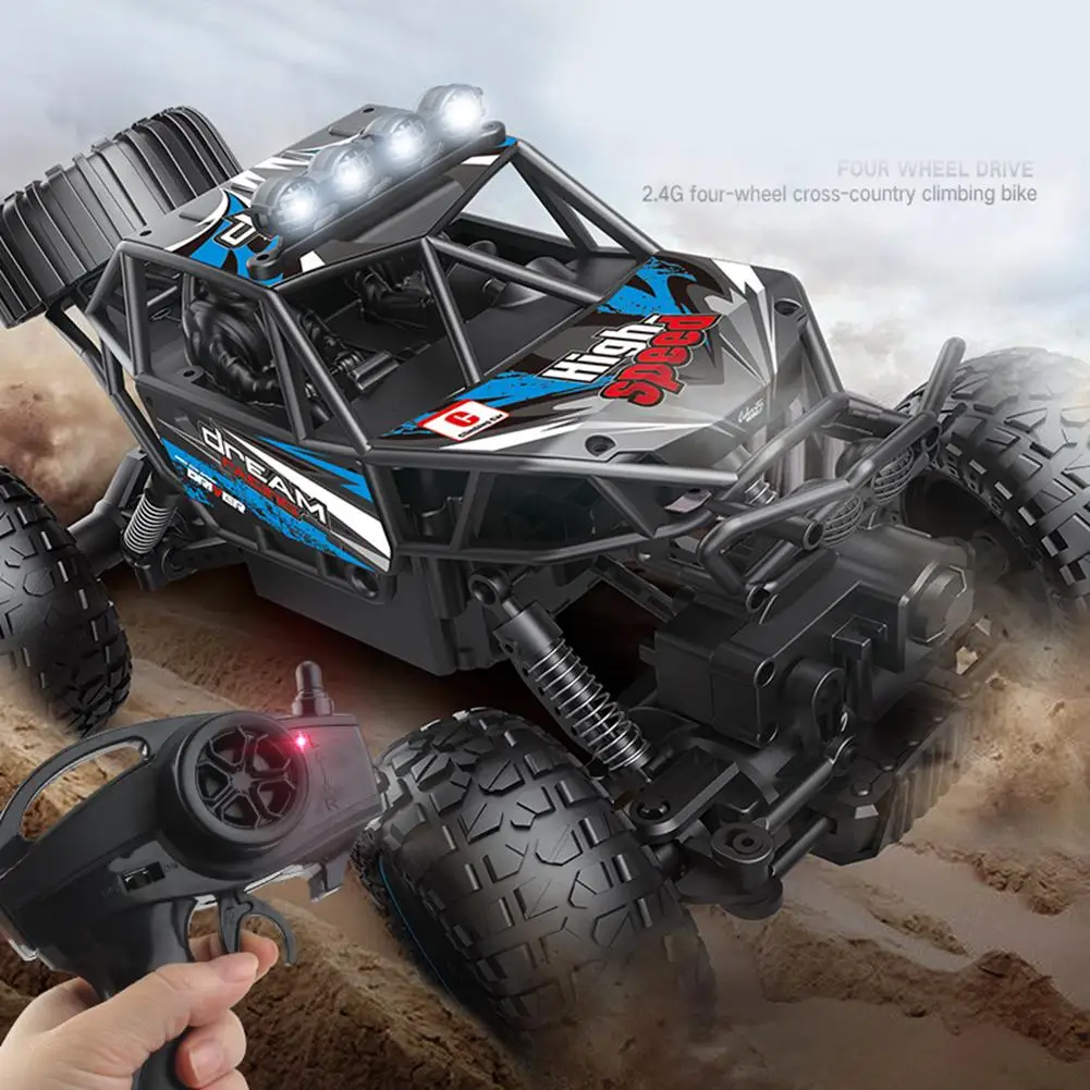 

1/14 4WD 2.4Ghz RC Electric Monster Buggy Off-Road Car Vehicle with LED High Speed Truck Off-Road Truck Toy for Children
