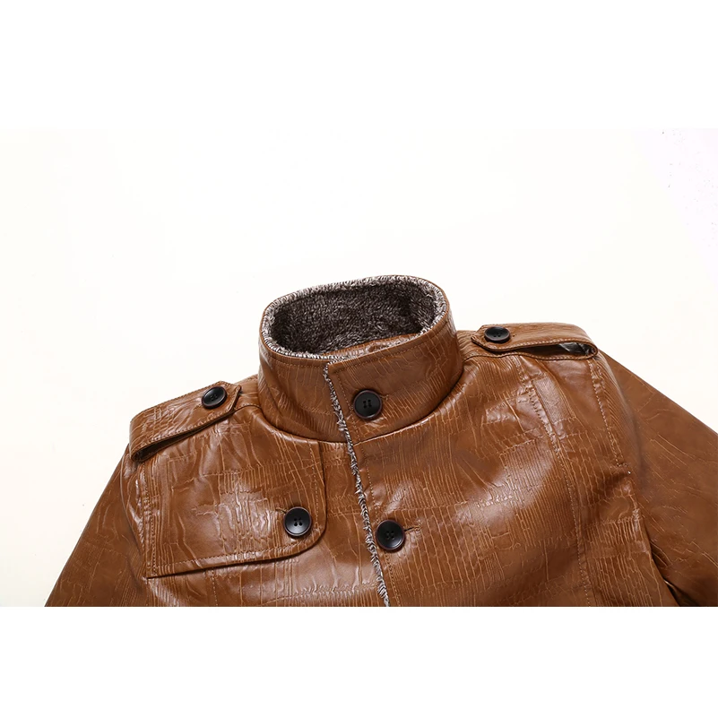 UNIVOS KUNI, новинка, Мужская Толстая куртка с мехом, искусственная кожа, искусственная кожа, брендовая зимняя повседневная приталенная куртка, большой размер 8XL Q6049