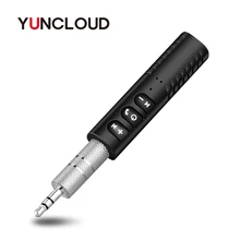 YUNCLOUD Мини Bluetooth приемник портативный Bluetooth 4,1 вспомогательный приемник Hands-free наборы беспроводной аудио адаптер для автомобиля/домашней музыки