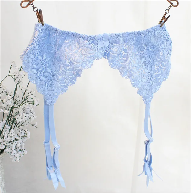 Lace Floral Garters Women Slim Garter Belt For Stocking Vogue Solid