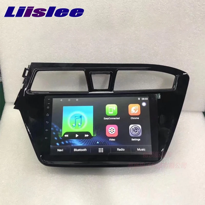Clearance LiisLee Car Multimedia GPS Hi-Fi Audio Radio Stereo For Hyundai Elite i20 GB 2014~2018 Original Style Navigation NAVI 1