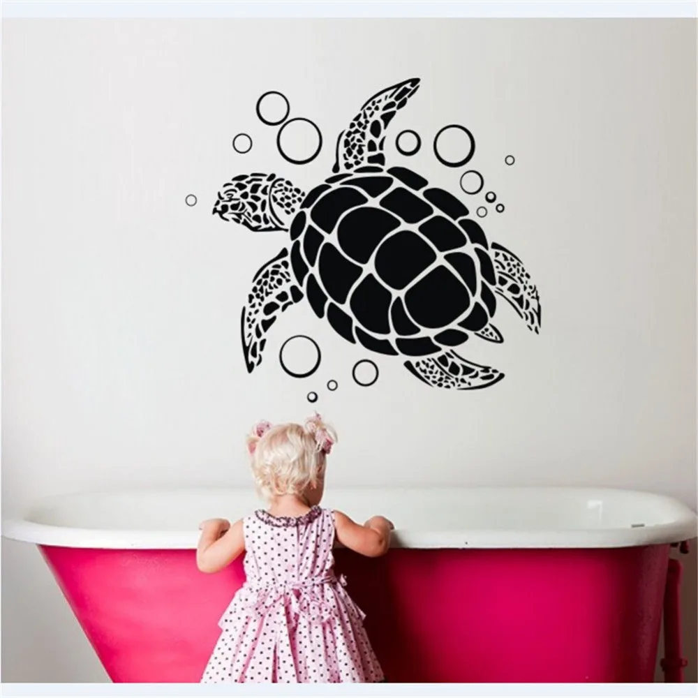Free shiping Wall Decal Turtle Animal Vinyl Wall Stickers Decals Home