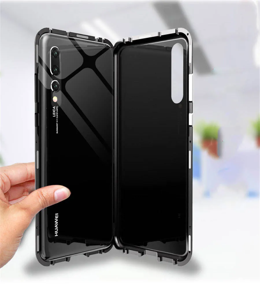 huawei P20 metal magnetic glass back cover (10)